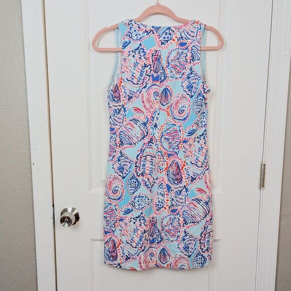 Lilly Pulitzer | Multicolor Seashell Shift Dress Size Small - Picture 2 of 11
